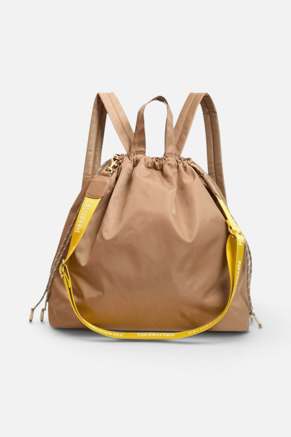 Clare V Sac Tout Nylon Backpack in Latte
