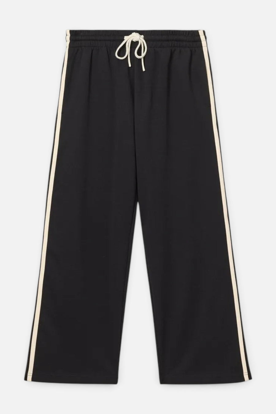 Claud Track Pant in True Black – front view