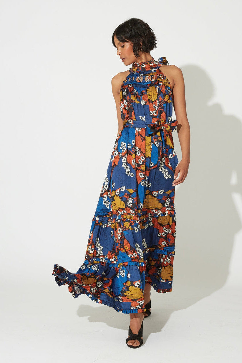 Cleobella Camille Maxi Dress in Sakura – back view