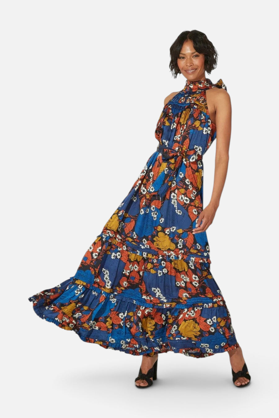 Cleobella Camille Maxi Dress in Sakura – front view