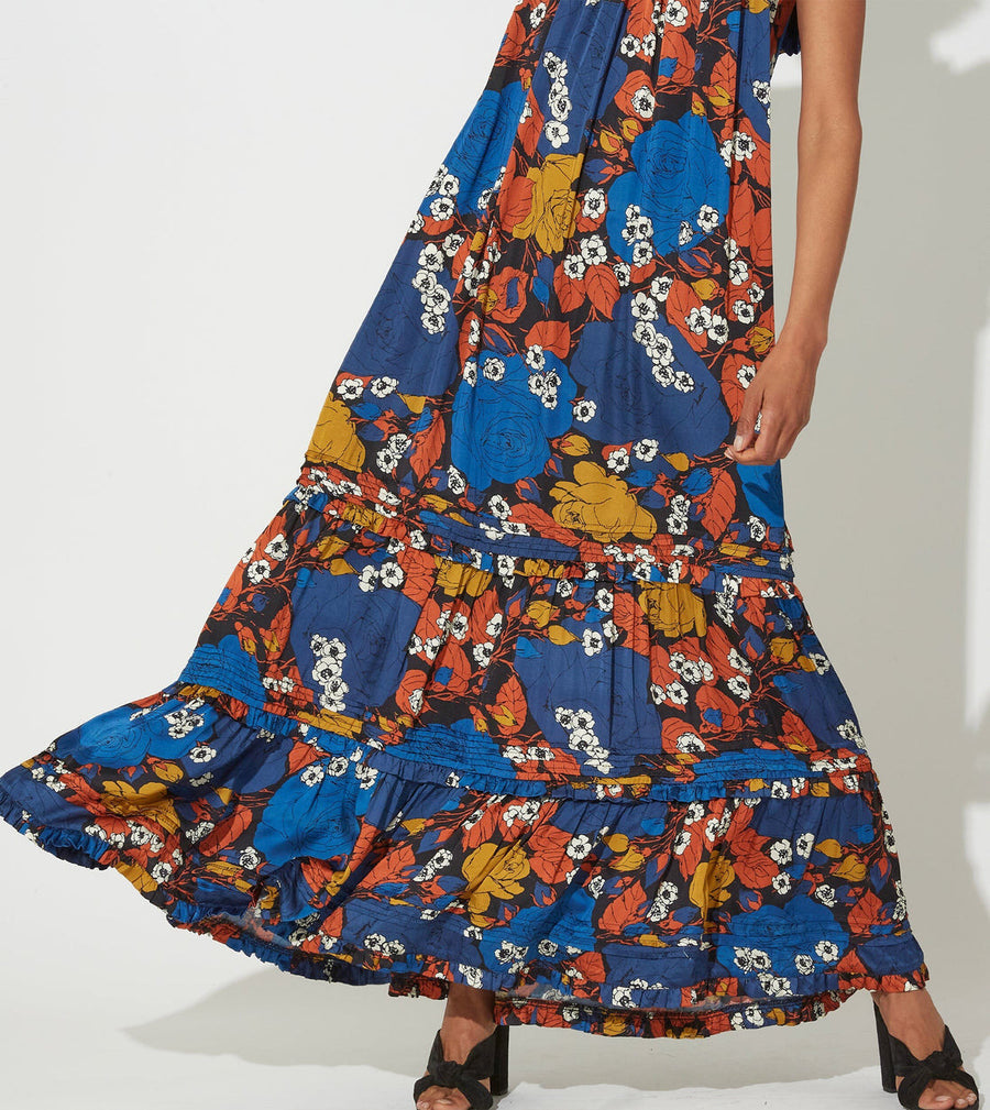 Cleobella Camille Maxi Dress in Sakura – side view