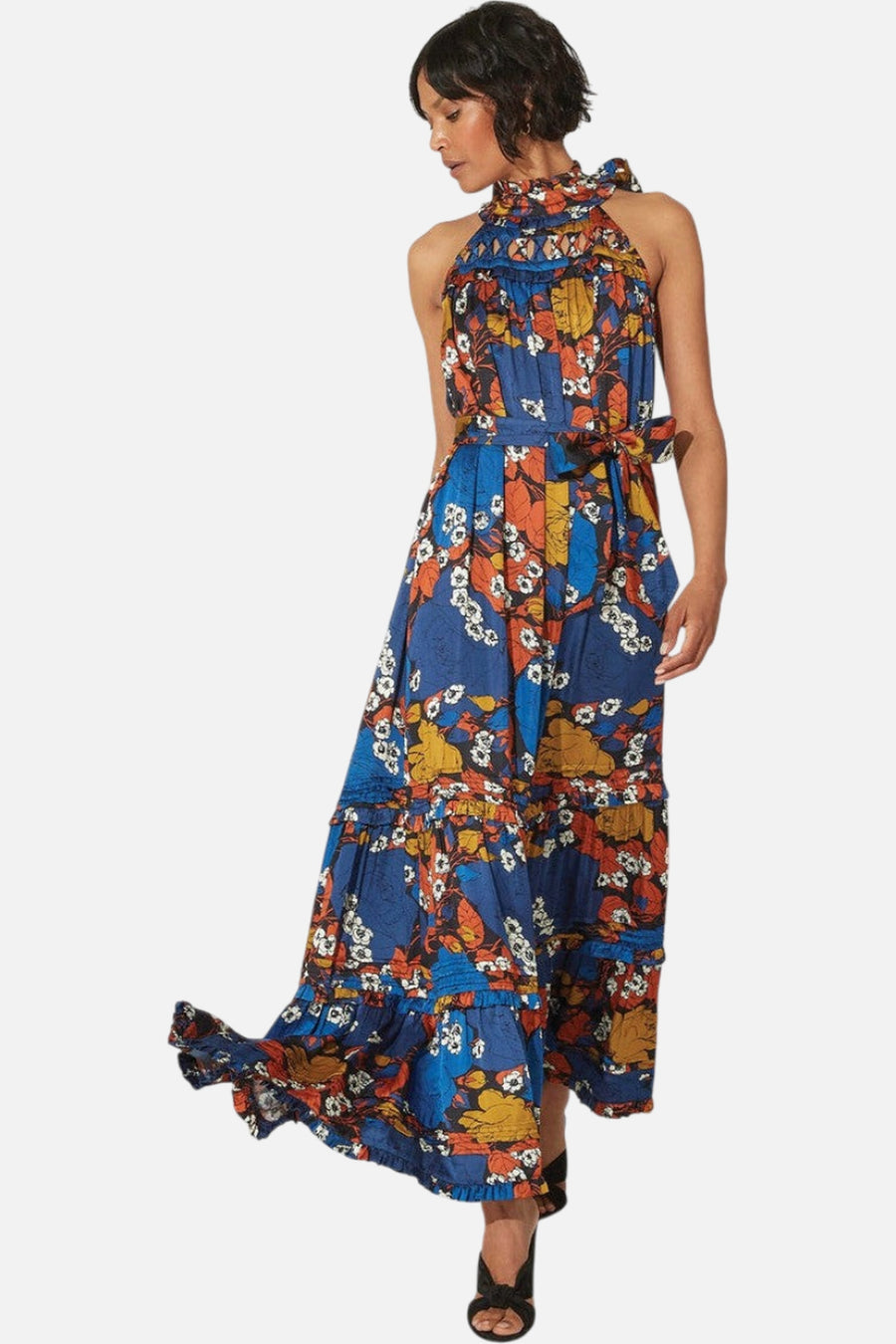 Cleobella Camille Maxi Dress in Sakura – side view