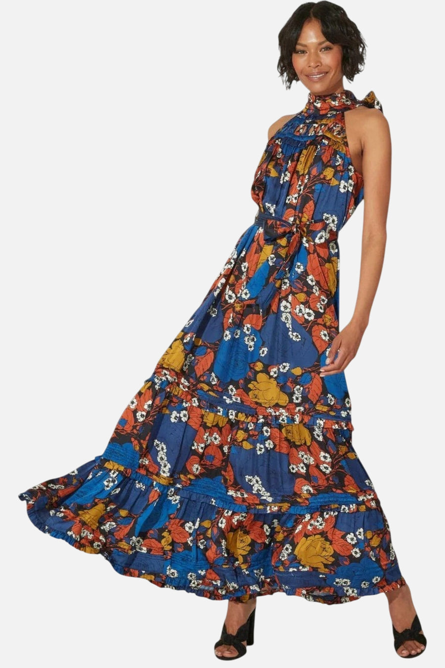 Cleobella Camille Maxi Dress in Sakura – side view