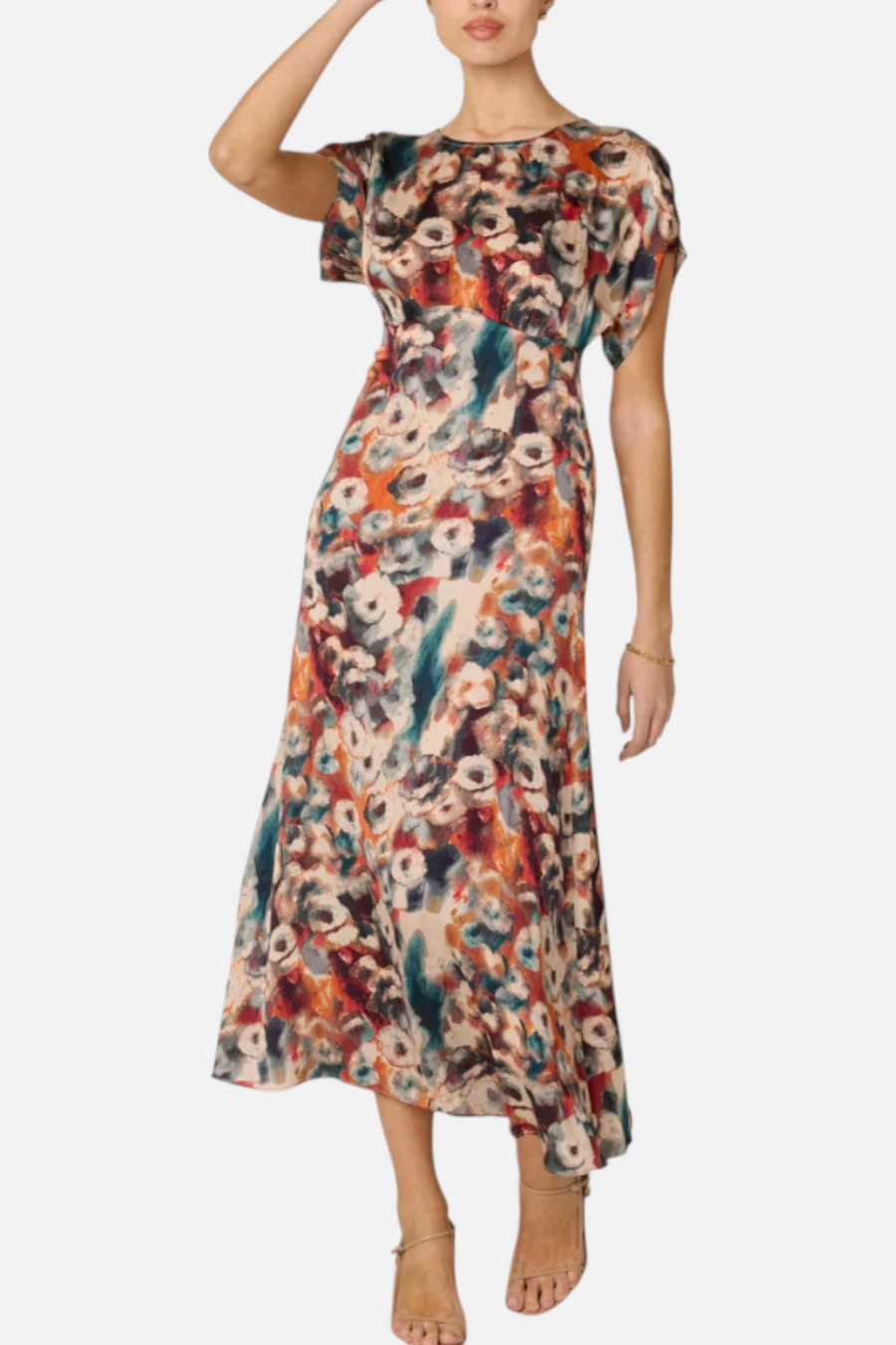 Cleobella Gia Ankle Dress in Tamayo – front view