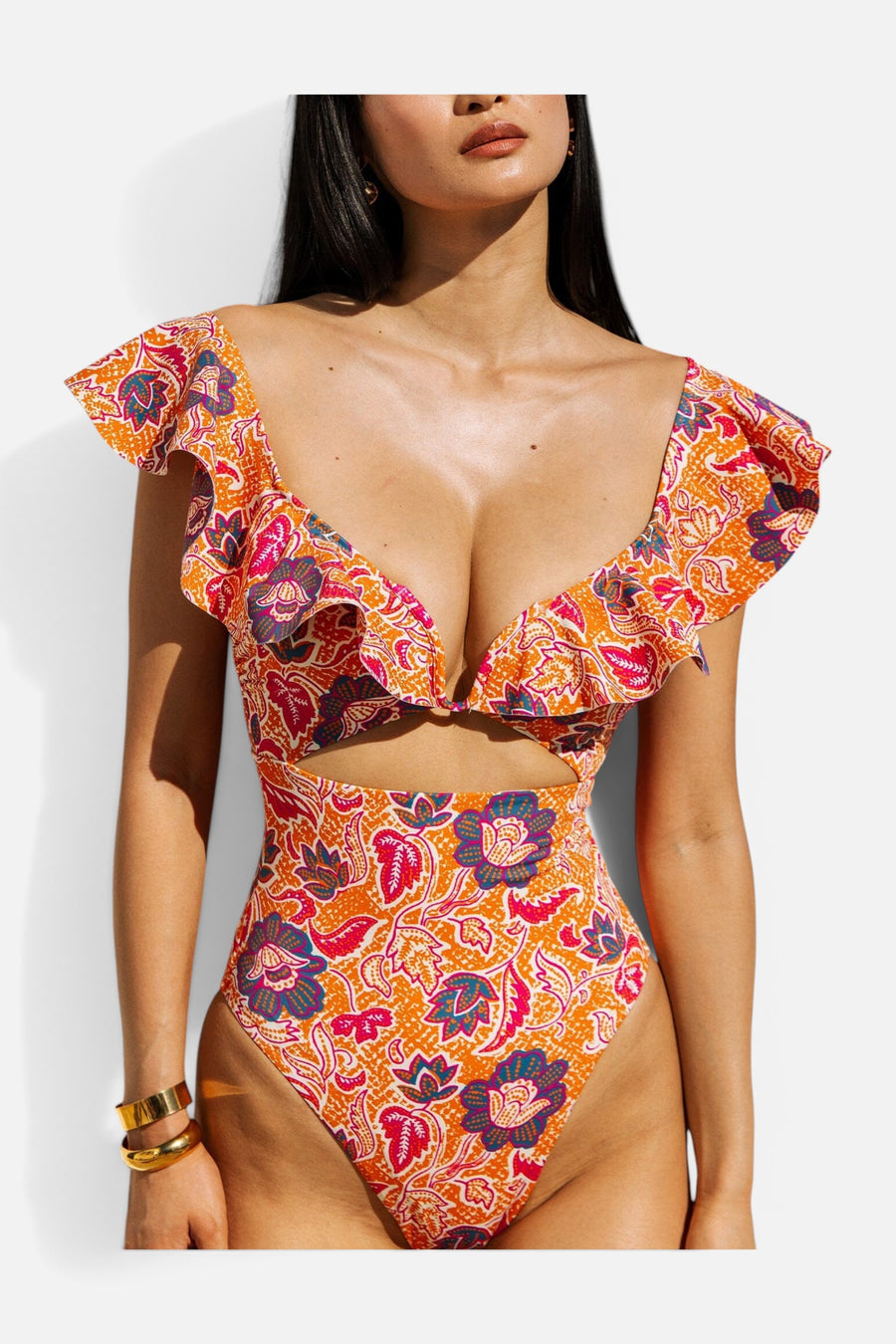 Cleobella Harlow One Piece in Tropique – detail
