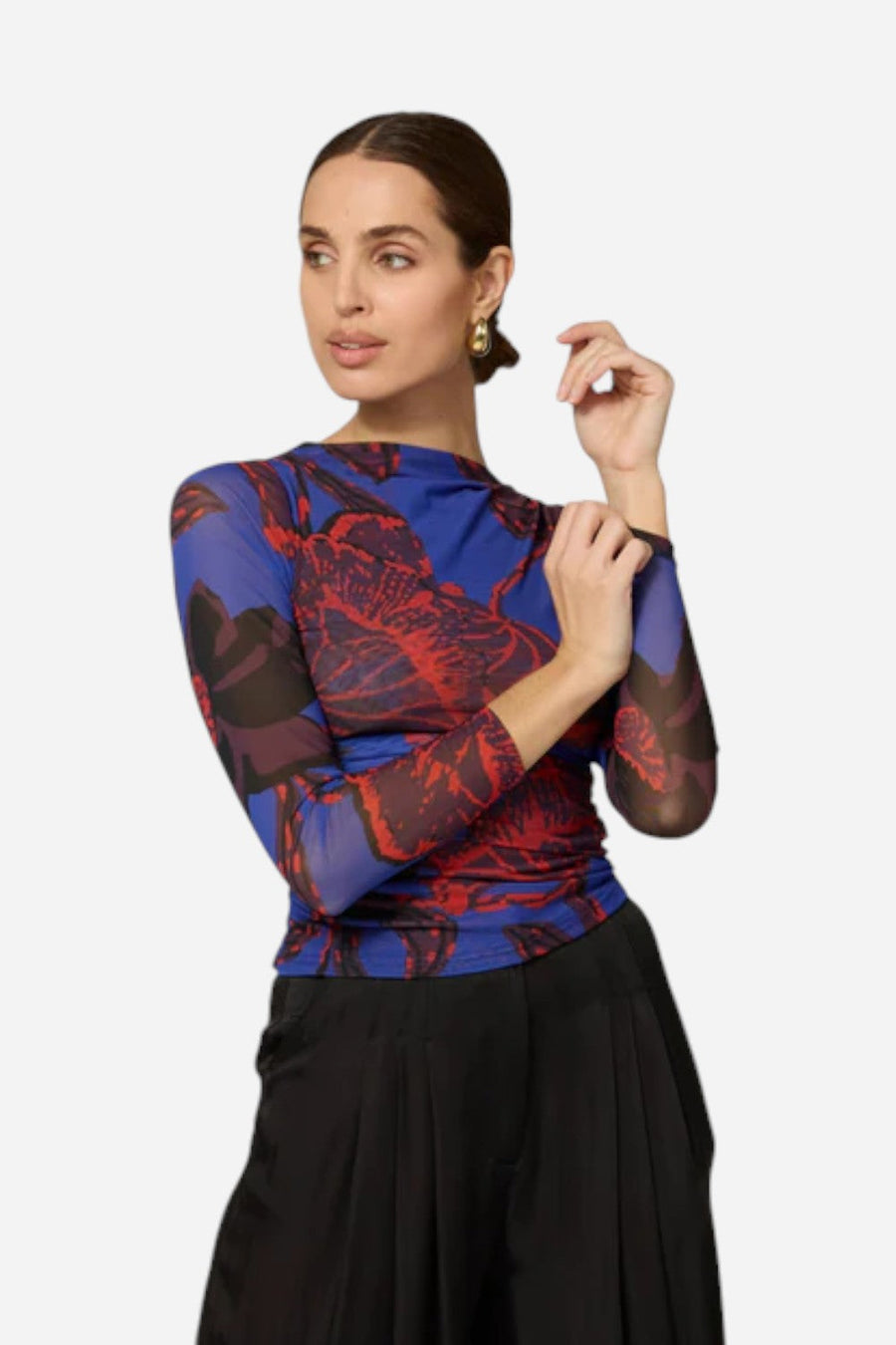 Cleobella Remy Top in La Rouge – back view