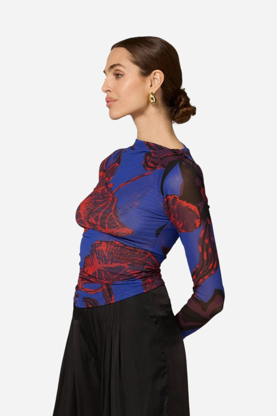 Cleobella Remy Top in La Rouge – detail