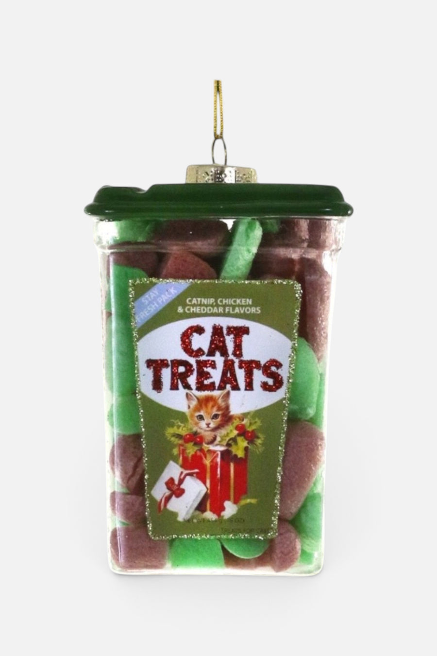 Cody Foster Cat Treats Ornament – back view
