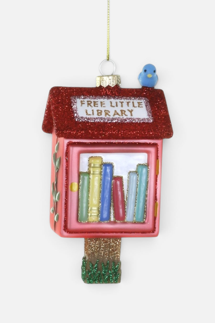 Cody Foster Free Little Library Ornament – front view