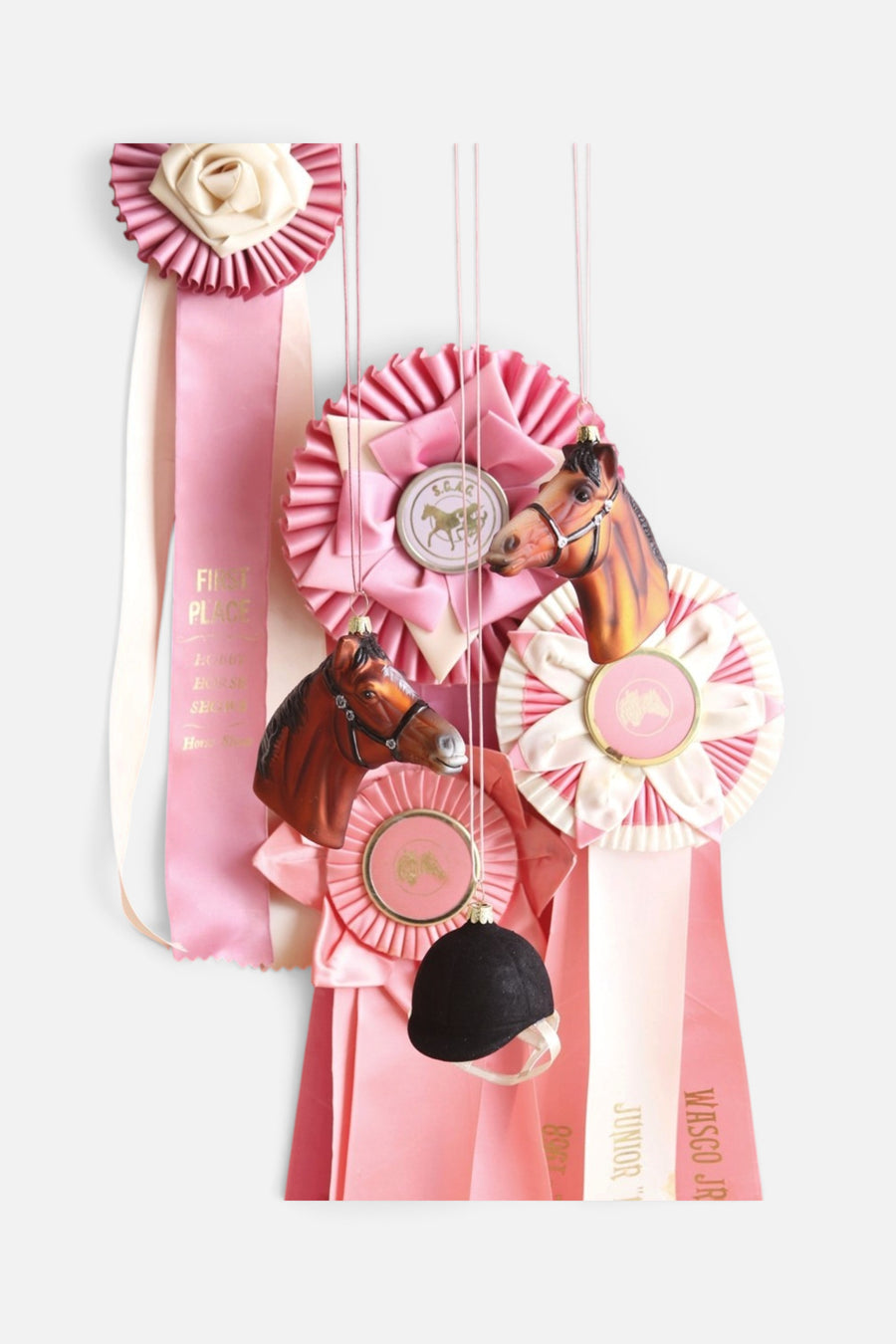 Cody Foster Horse Head Ornament, Assorted – back view