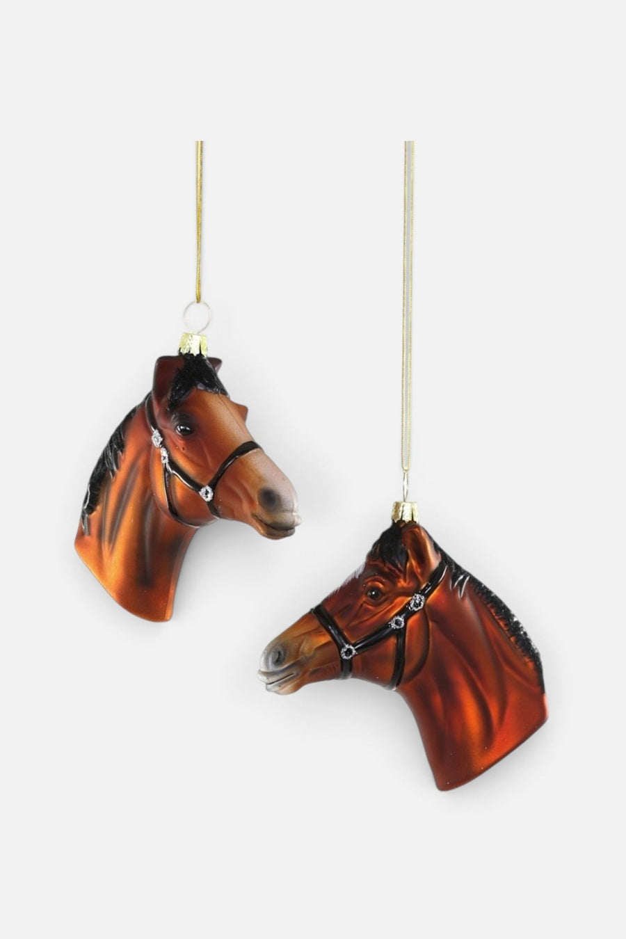 Cody Foster Horse Head Ornament, Assorted – pair