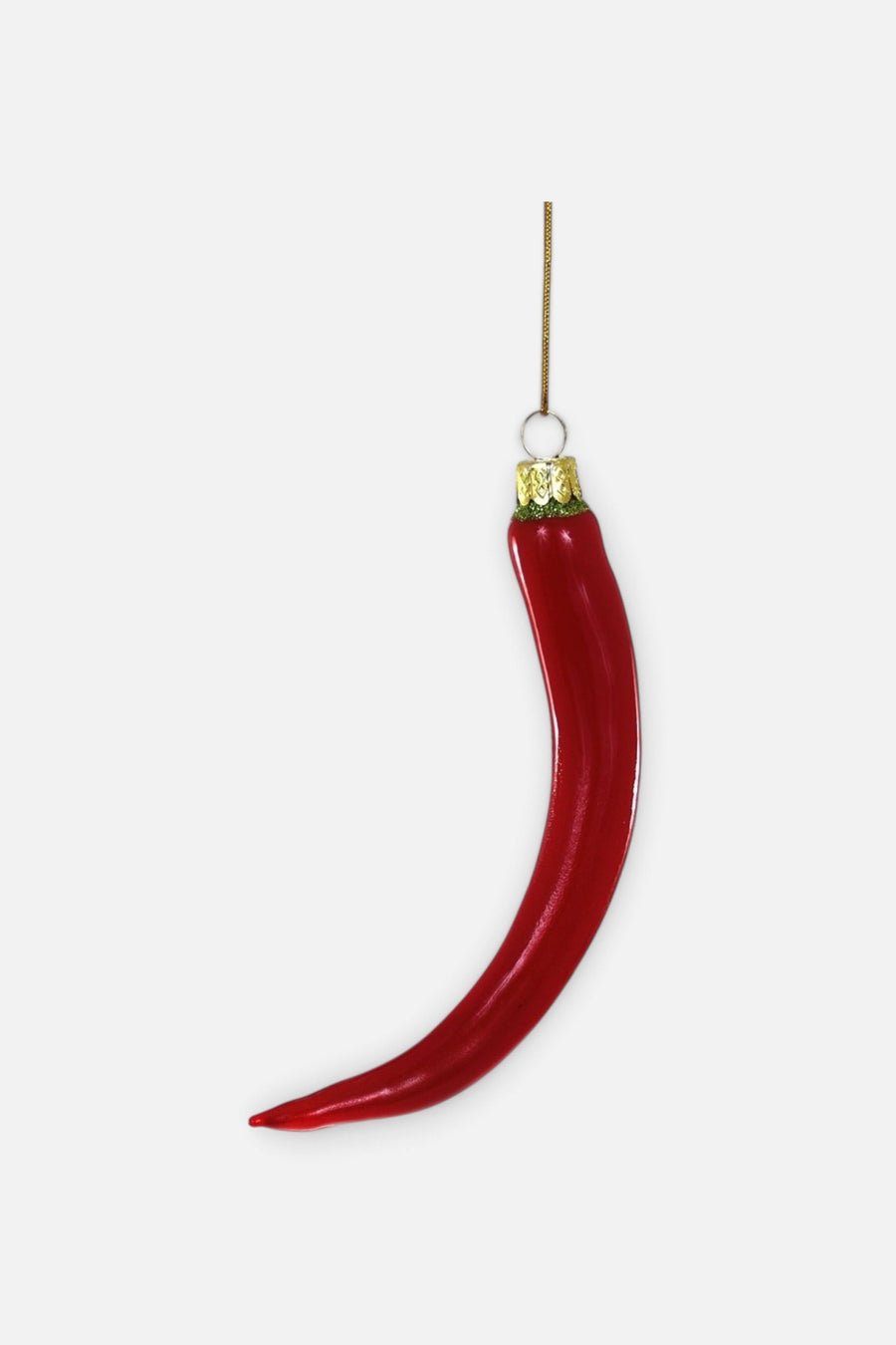 Cody Foster Jalapeno Chili Pepper Ornament, Assorted – three-quarter view