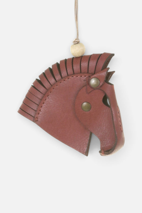 Cody Foster Leather Hanging Horse Ornament