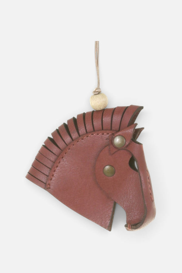 Cody Foster Leather Hanging Horse Ornament