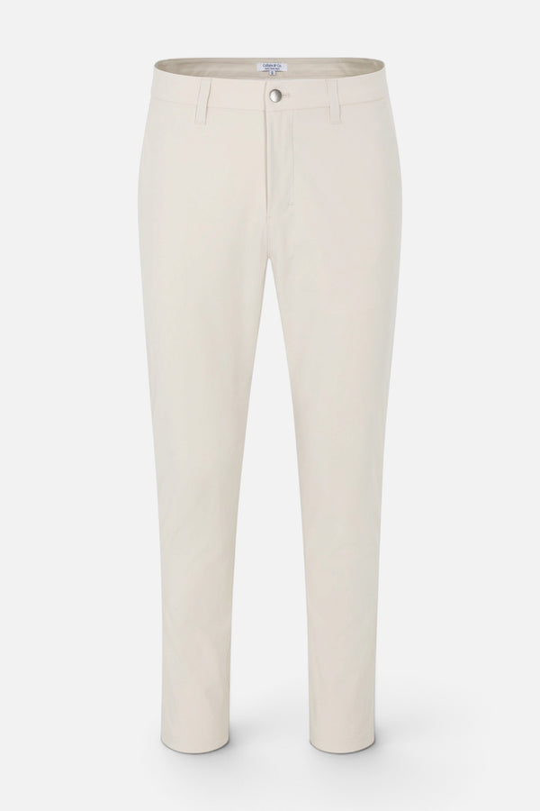Collars & Co Apex Tech Pant in Ivory