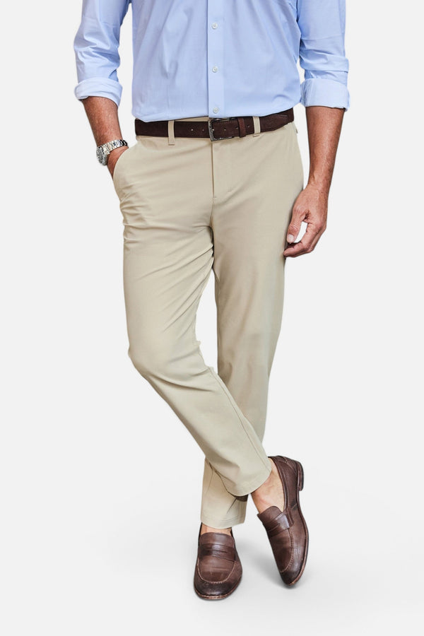 Collars & Co Apex Tech Pant in Light Beige