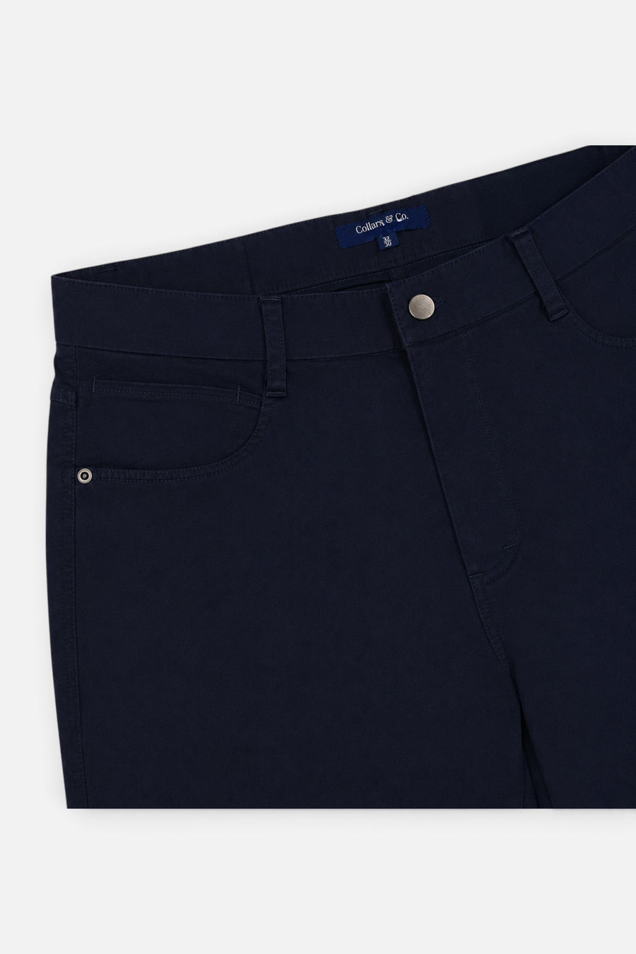 Collars & Co Aura Lux Pant in Navy – detail