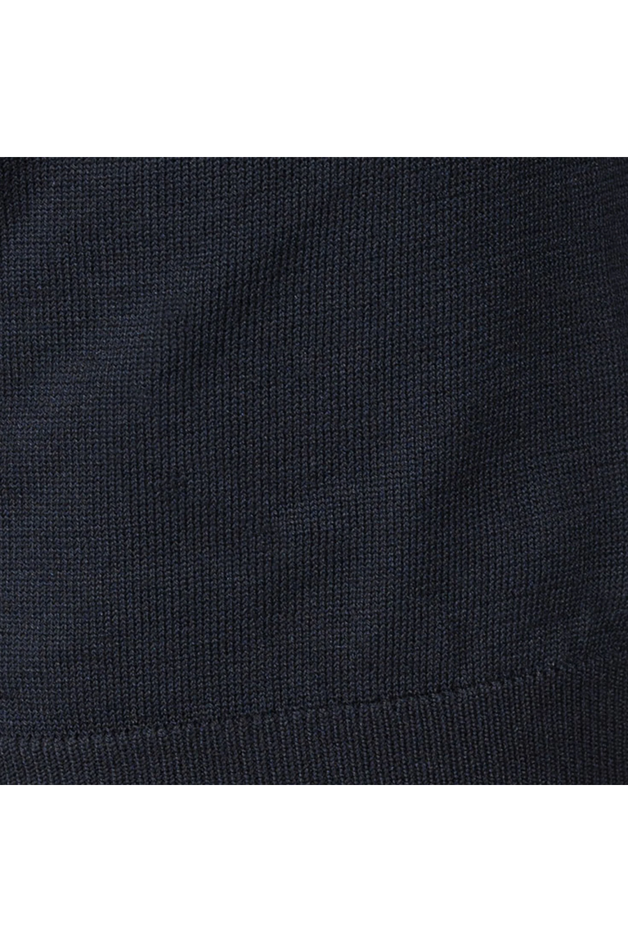 Collars & Co Maranello Mid-Weight Cotton & Silk Buttonless Polo in Black – alternate