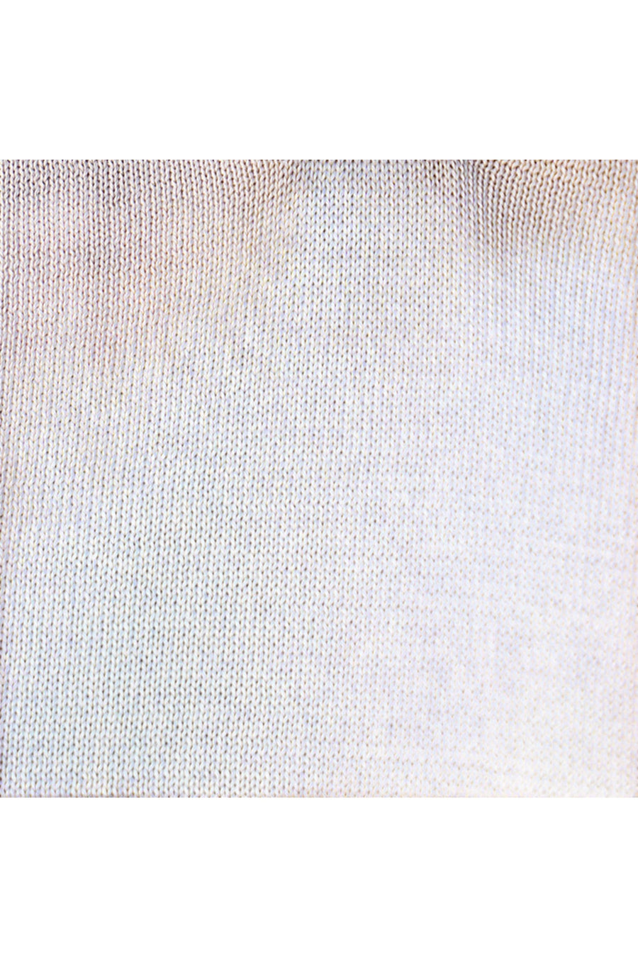 Collars & Co Maranello Mid-Weight Cotton & Silk Buttonless Polo in Sand – detail
