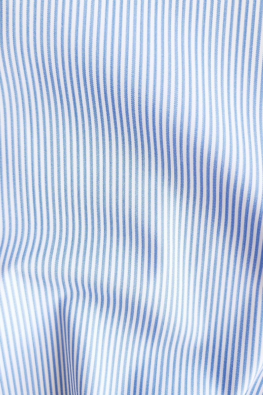 Collars & Co Men's Apex Performance Dress Shirt in Blue Stripe – back view