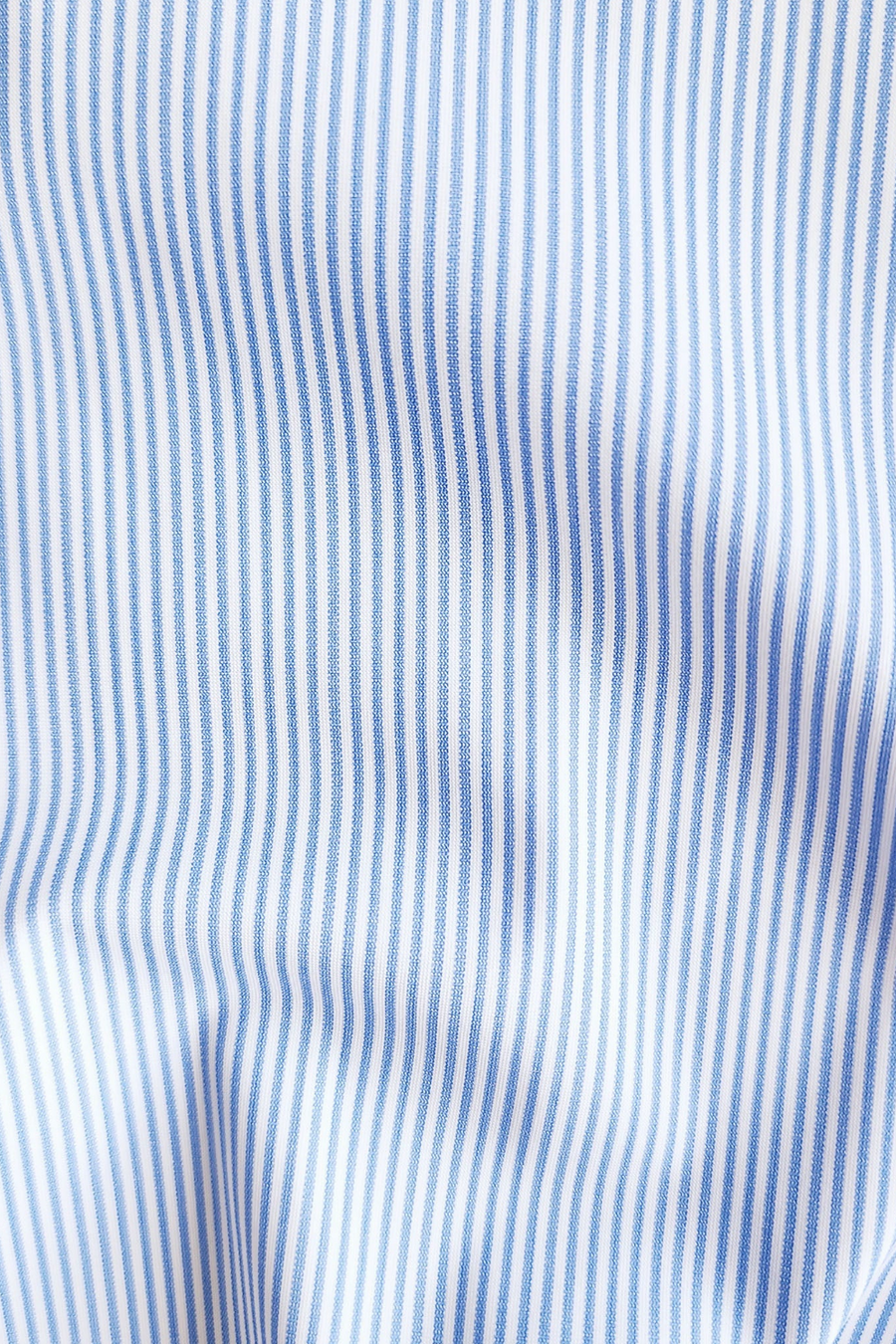 Collars & Co Men's Apex Performance Dress Shirt in Blue Stripe – back view