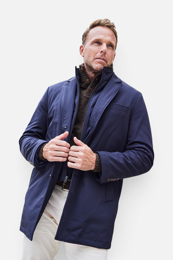 Collars & Co Metropolitan Coat in Navy