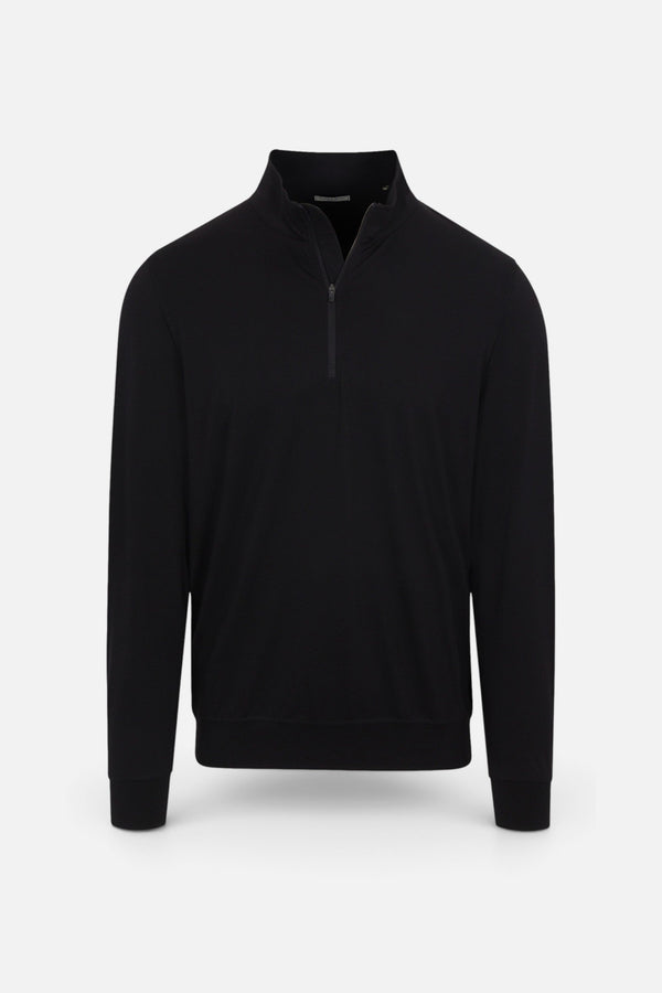Collars & Co Velocity Performance Quarter Zip in Black