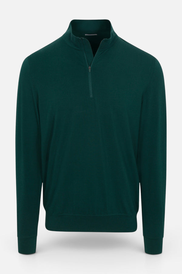 Collars & Co Velocity Performance Quarter Zip in Green