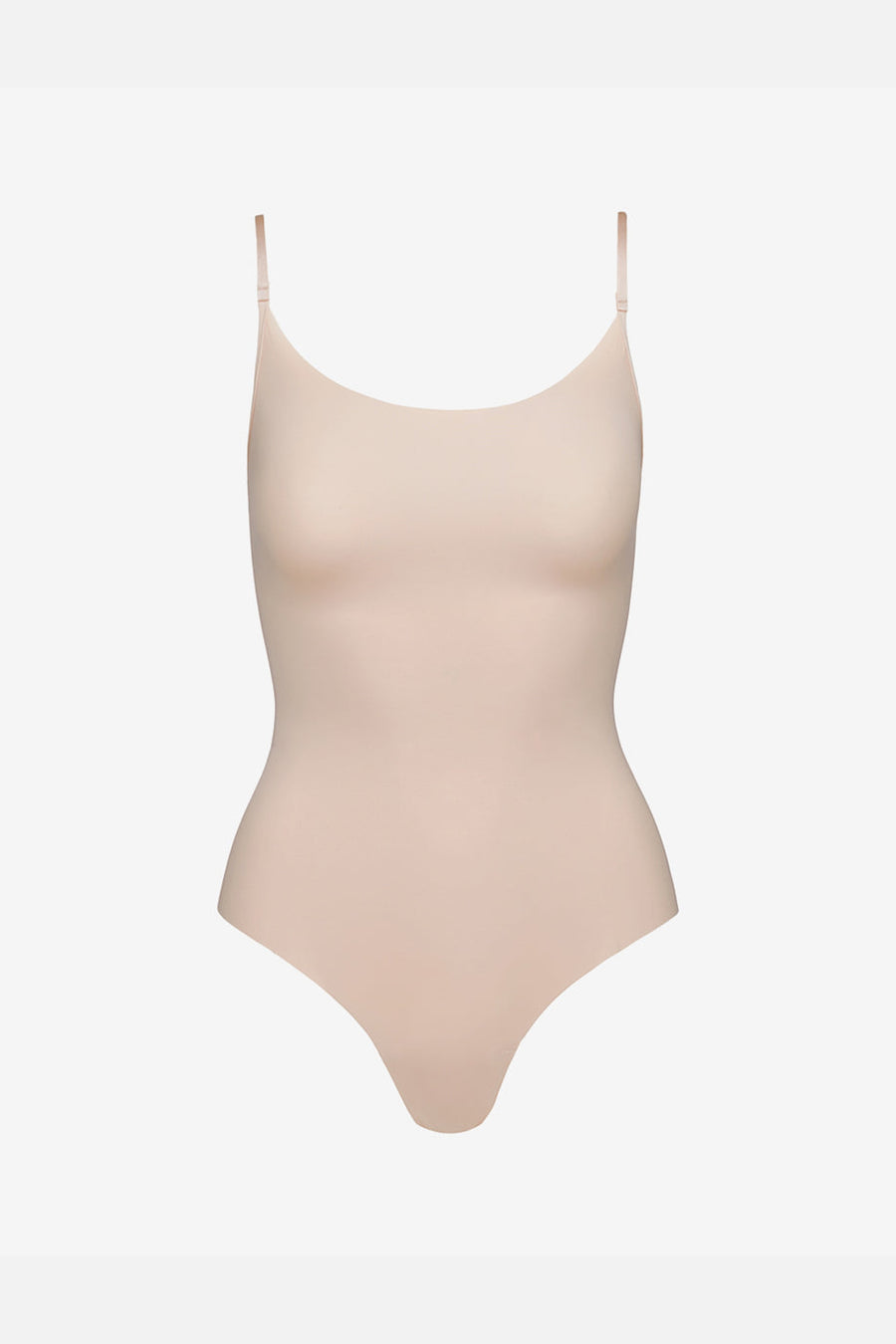 Commando Classic Cami Bodysuit in Beige – side view