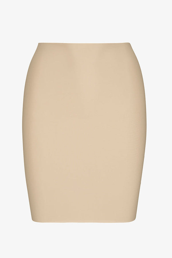 Commando Half Slip With Control Shorts in Beige