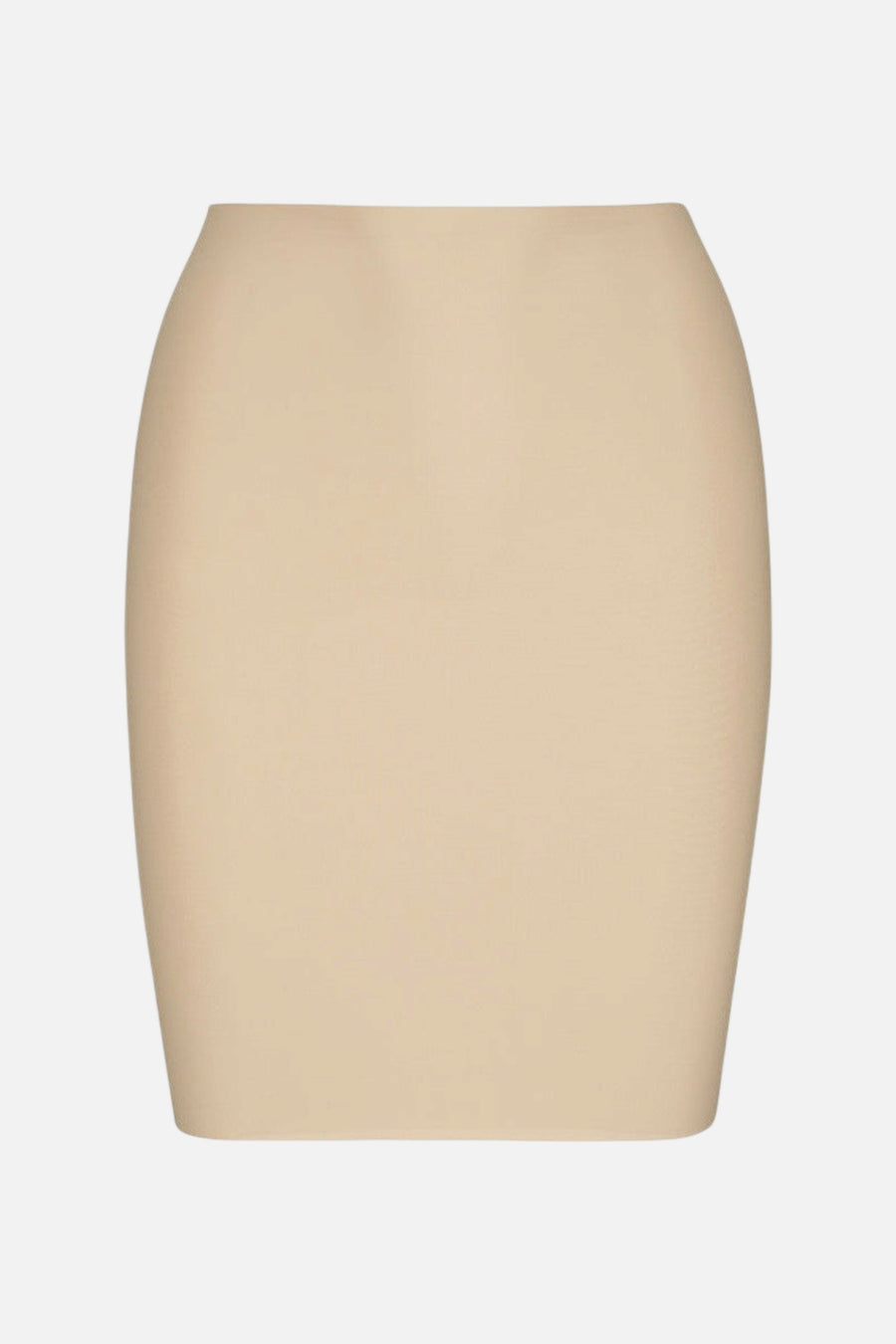 Commando Half Slip With Control Shorts in Beige – side view