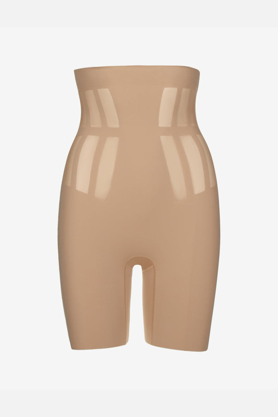 Commando Luxe Control High Waisted Short in Beige – side view