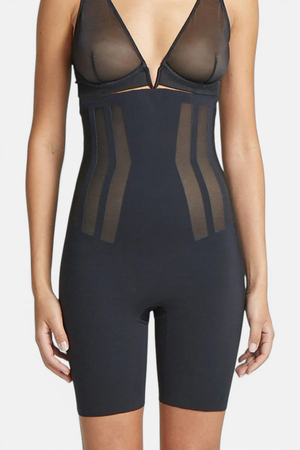 Commando Luxe Control High Waisted Short in Black