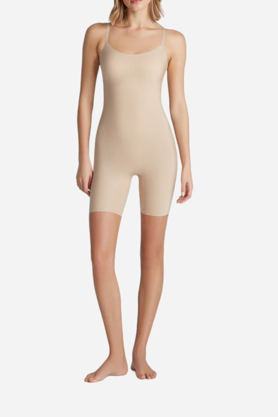 Commando Zone Smoothing Bodyshort Beige – front view
