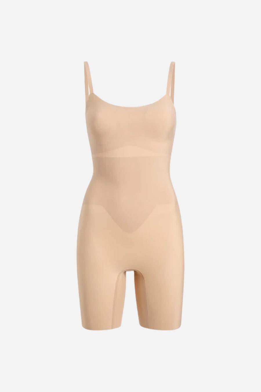 Commando Zone Smoothing Bodyshort Beige – side view