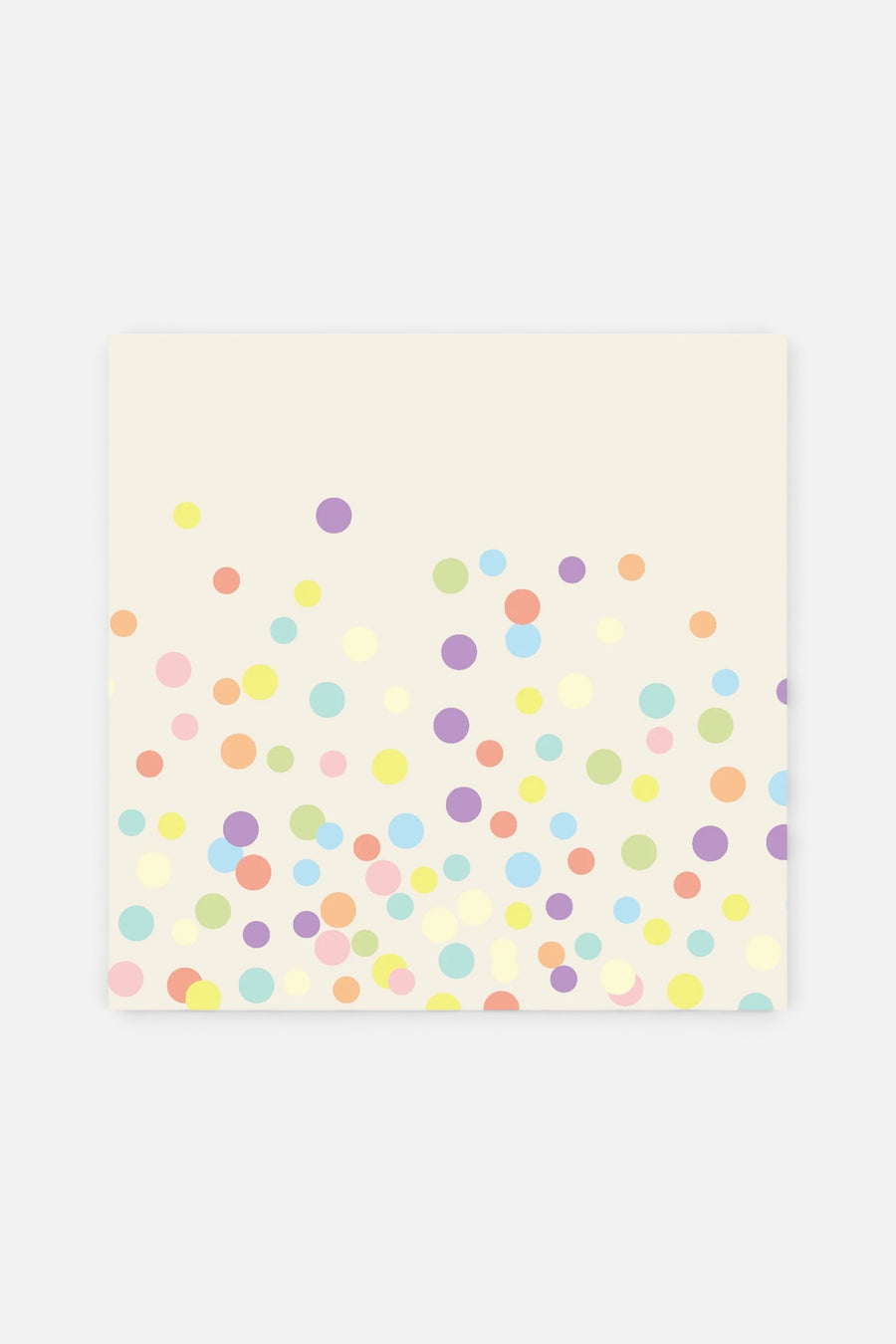 Confetti Sprinkles Cocktail Napkins - Set of 20 – front view