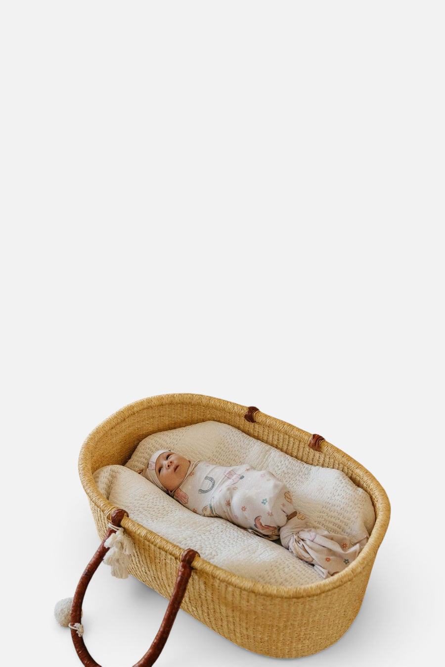 Copper Pearl Cheyenne Swaddle Blanket – back view