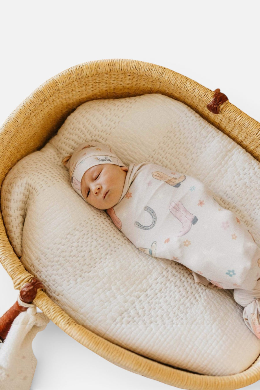 Copper Pearl Cheyenne Swaddle Blanket – detail