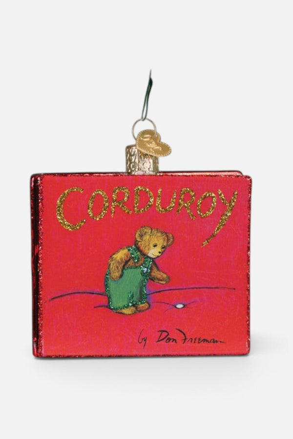Corduroy Book Ornament