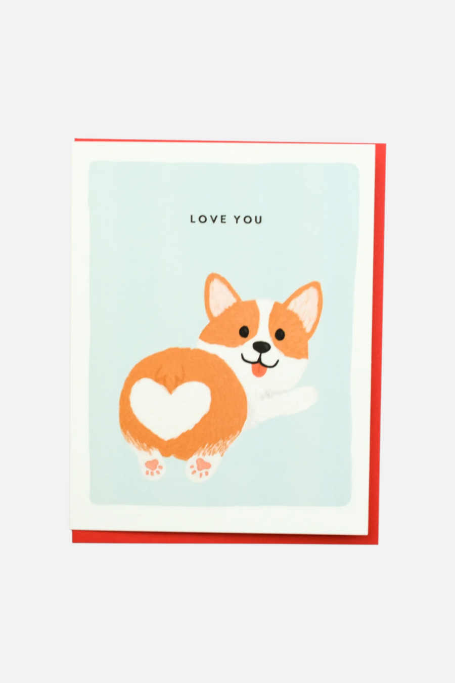Corgi Love You Card