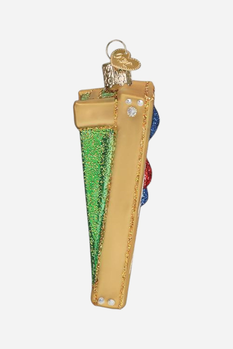 Corn Hole Game Ornament – side view