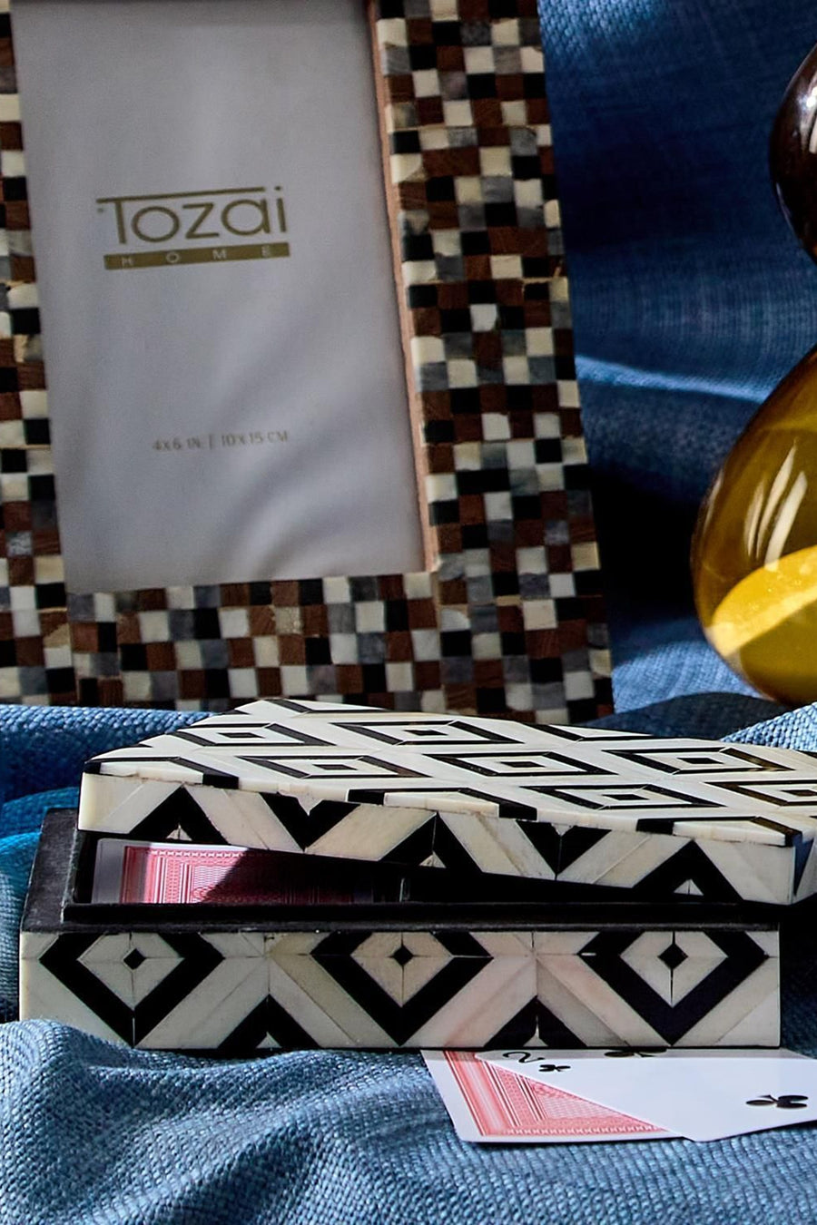 Cosmatesque Covered Box – side view