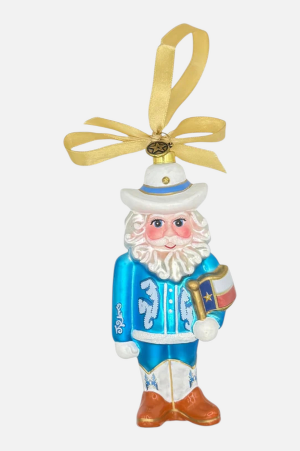 Cowboy Nutcracker 2025 Texan Christmas Ornament