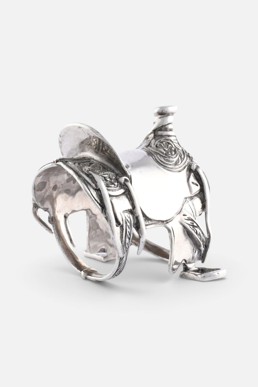 Cowboy Saddle Napkin Ring – detail