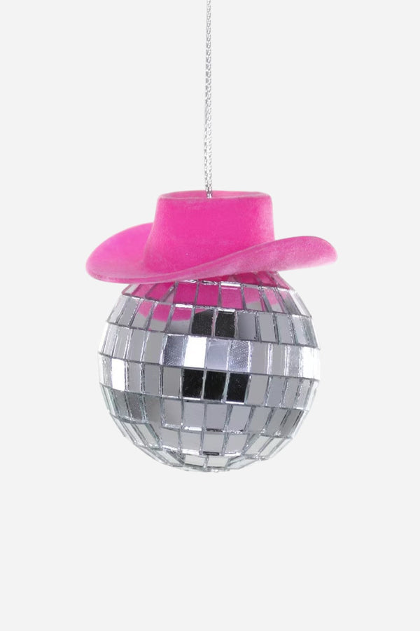 Cowgirl Disco Pink Ornament