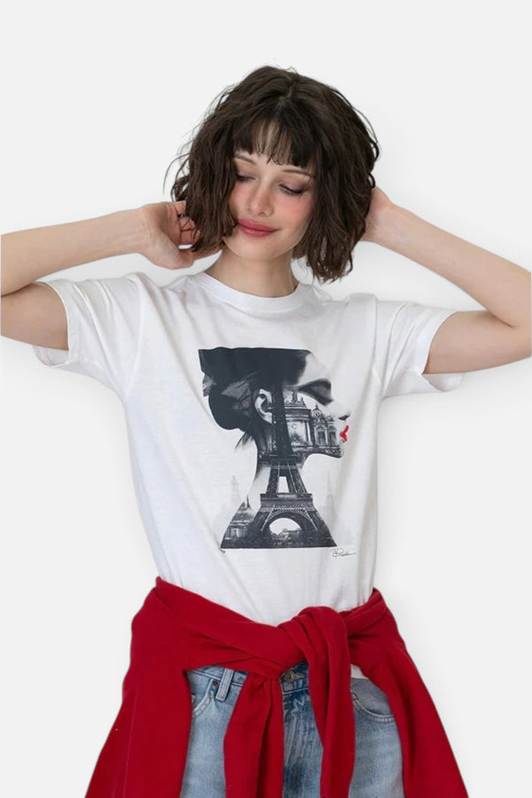 CPress Studio Paris Mushie Tee in White