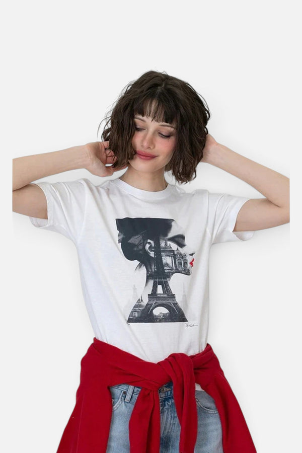 CPress Studio Paris Mushie Tee in White