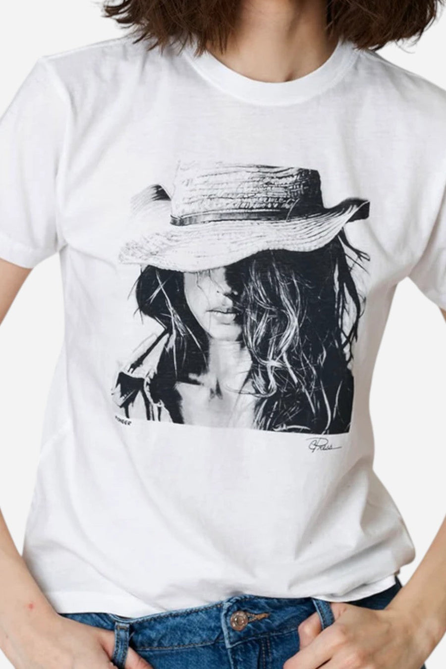 CPress Studio Pioneer Mushie Tee in Worn White – back view