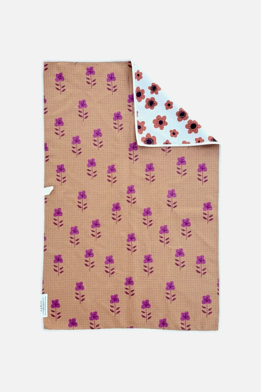 Crae Home Amber Fields Reversible Tea Towel – side view