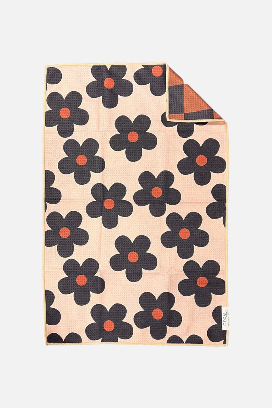 Crae Home Bobbie Reversible Tea Towel – back view